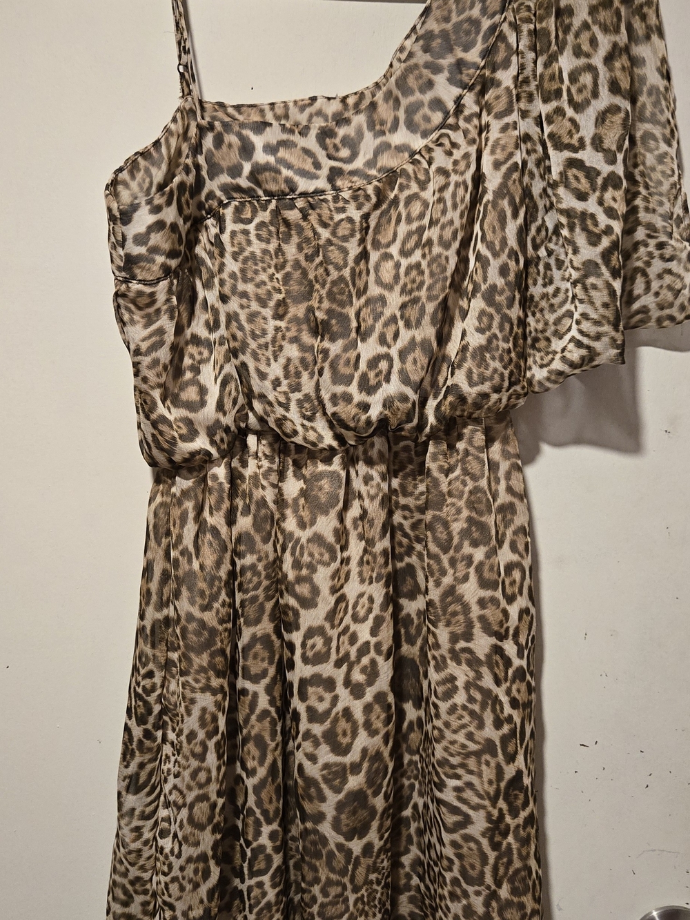 Costa Blanca Leopard Print Blouse - Brown & Tan
